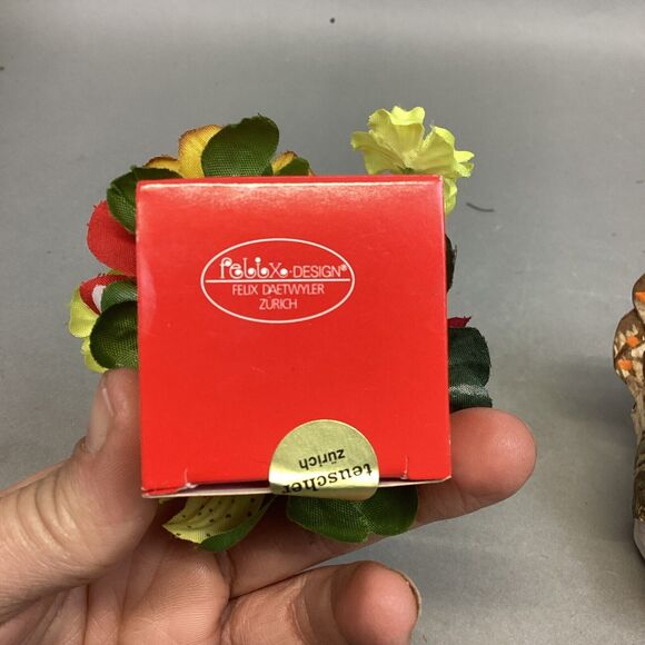 Lot Of 5 Miniature Turkey Decorations Figurines - Picture 12 of 16